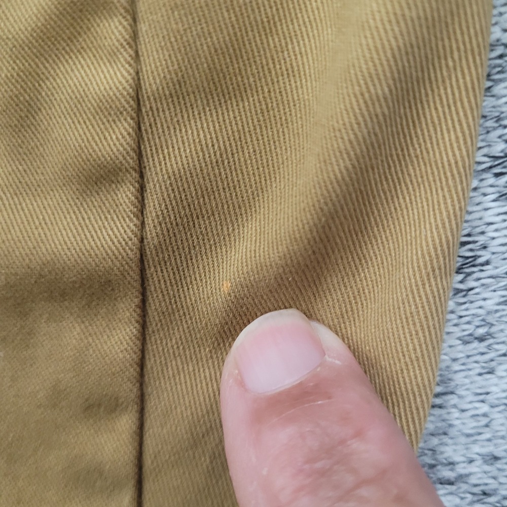 Polo Ralph Lauren FLAW Andrew Pant Mens Khaki Tan Double Pleated Chino Trousers - Picture 4 of 9